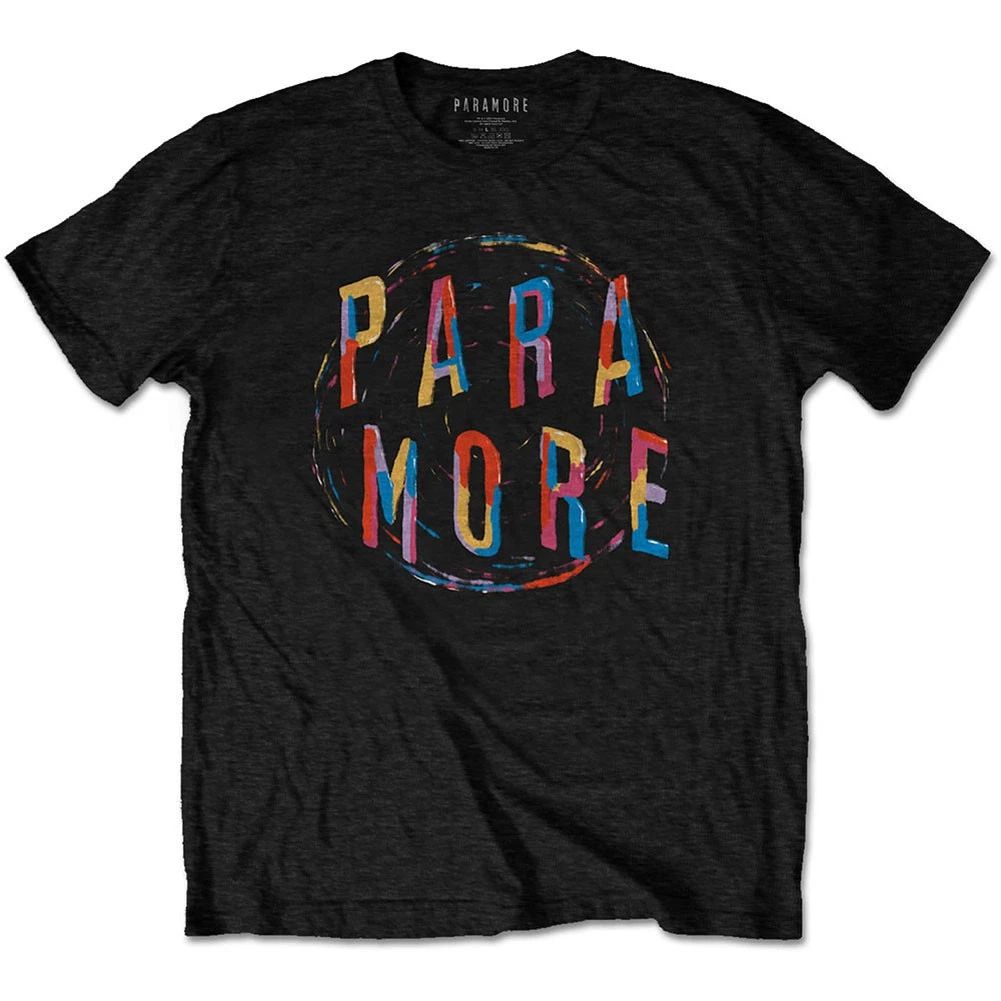 Men's Paramore Spiral Slim Fit Medium Black Unisex