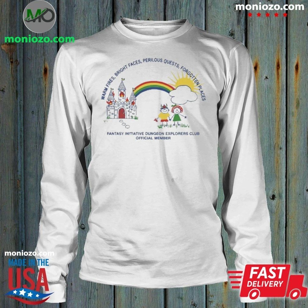 Fantasy Initiative Dungeon Explorers Club Official Member Crayon Edition For Fan Shirt Unisex