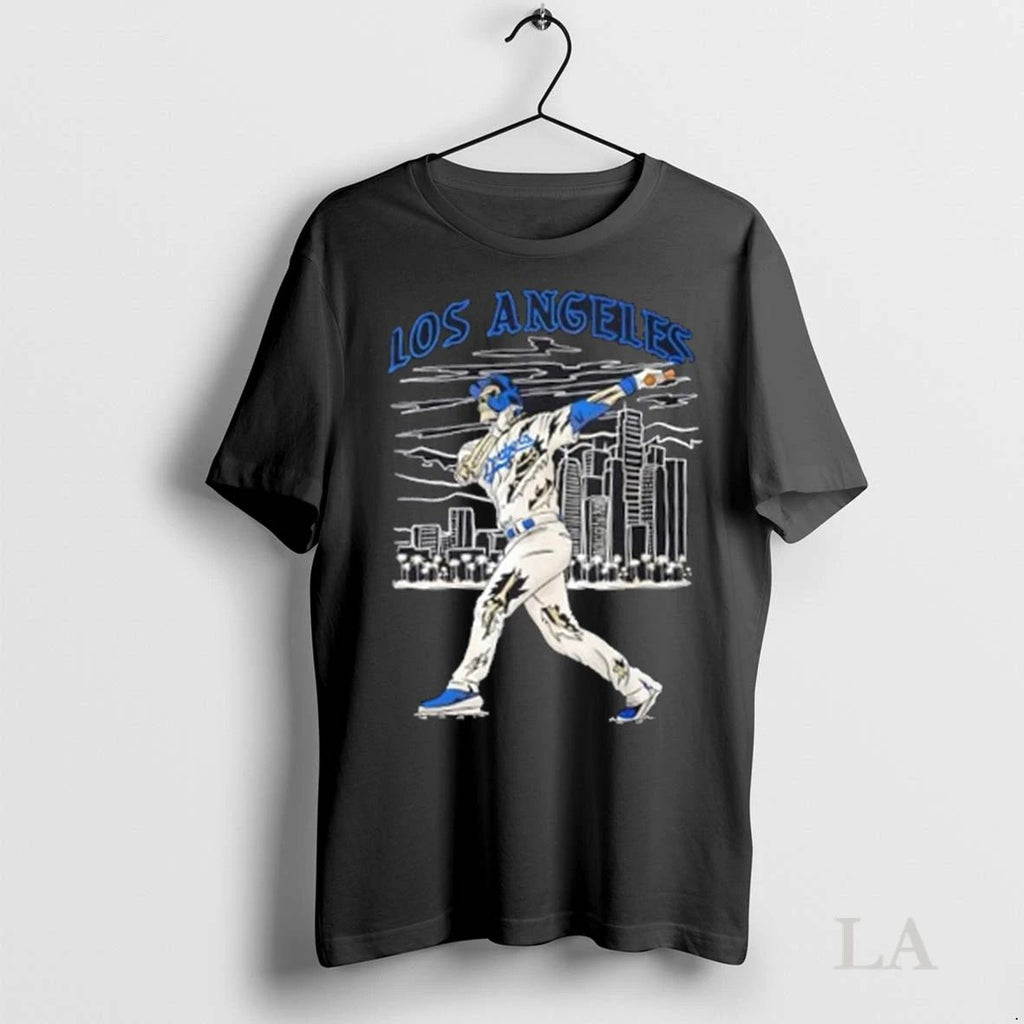 Original Los Angeles Dodgers Moon Shot Halloween Skeleton Unisex
