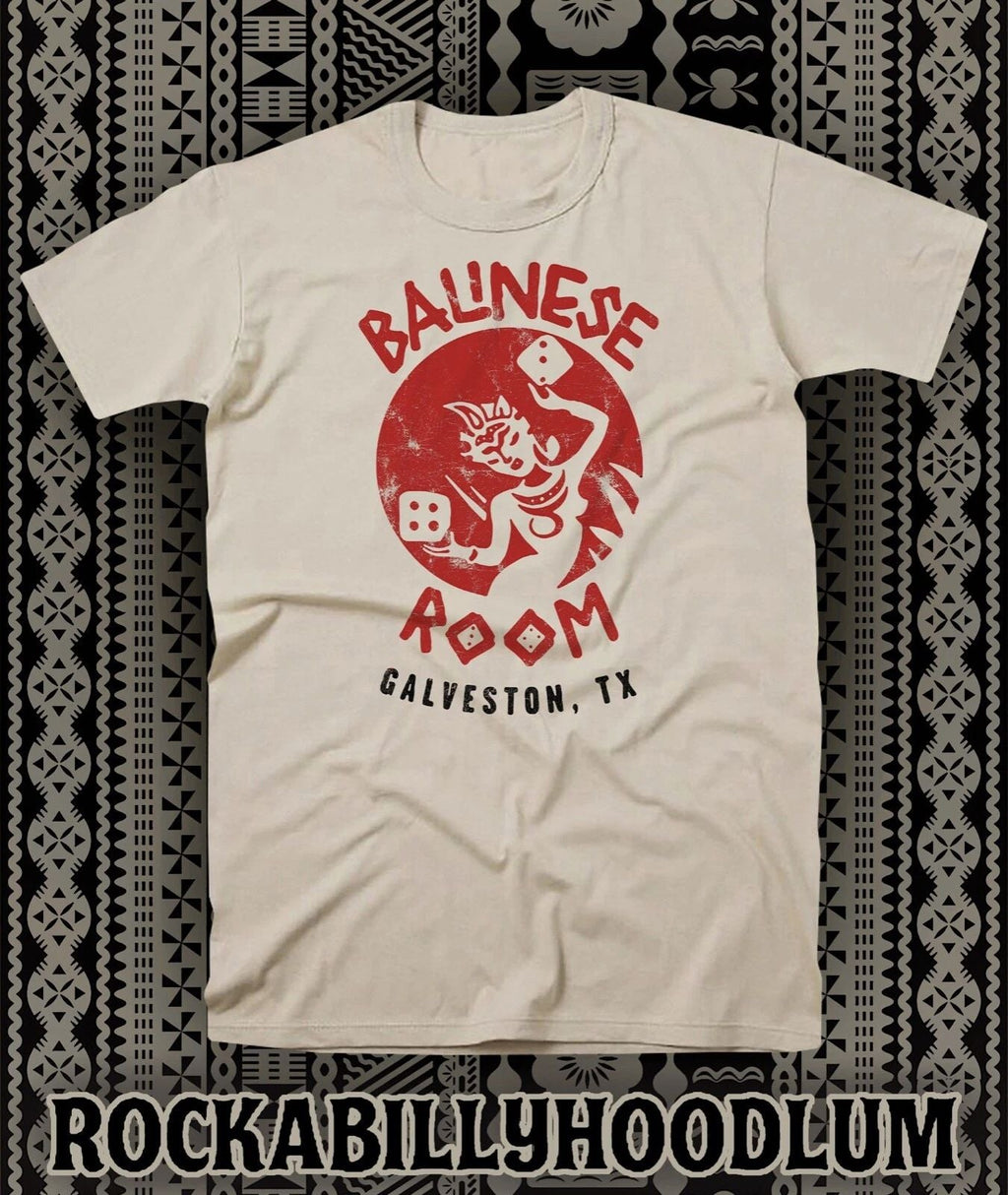 Retro Tiki tee T Shirt Bar Restaurant Mug Rum Polynesian Balinese Room TX Unisex