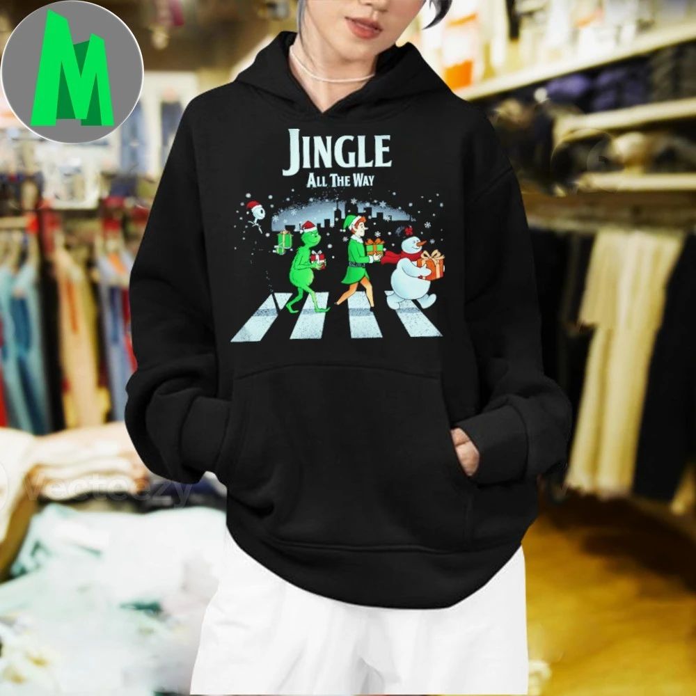 Jingle All The Way Abbey Road Shirt Unisex