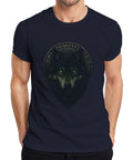 Wolf Head Rune Wreath Norse Wolf Mystic Gothic Fantasy Viking Mens Unisex