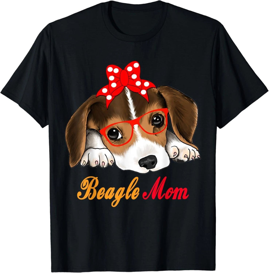 Dog Lover Gifts Bow Tie Glasses Funny Cute Beagle Mom Gift Unisex Unisex