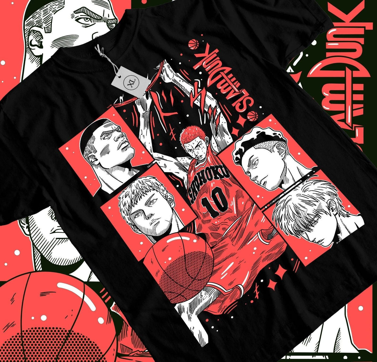 Slam Dunk Slam Dunk Team Basketball Anime Sport Manga All Size Unisex