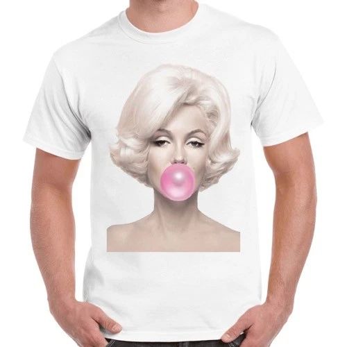Marilyn Monroe Bubble Gum Funny Gift Present Retro Vintage Unisex T Shirt 1741 Unisex
