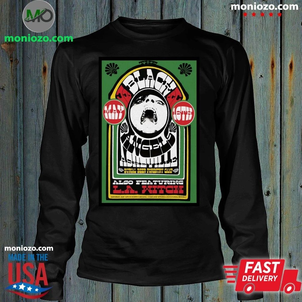 The Black Angels Asheville NC Tour On May 16 2026 Poster Shirt Unisex