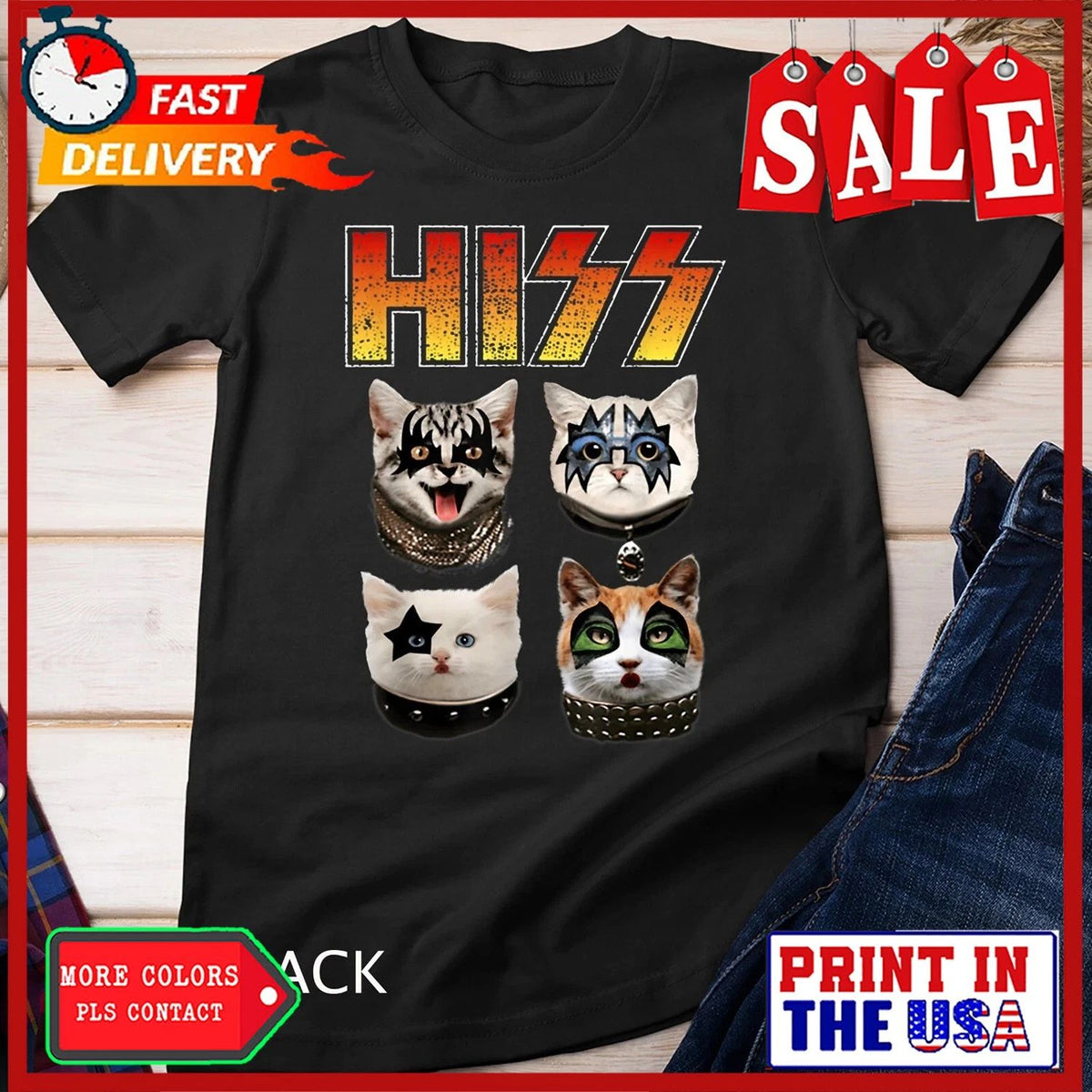 Hiss Funny Cat Lover Unisex Unisex