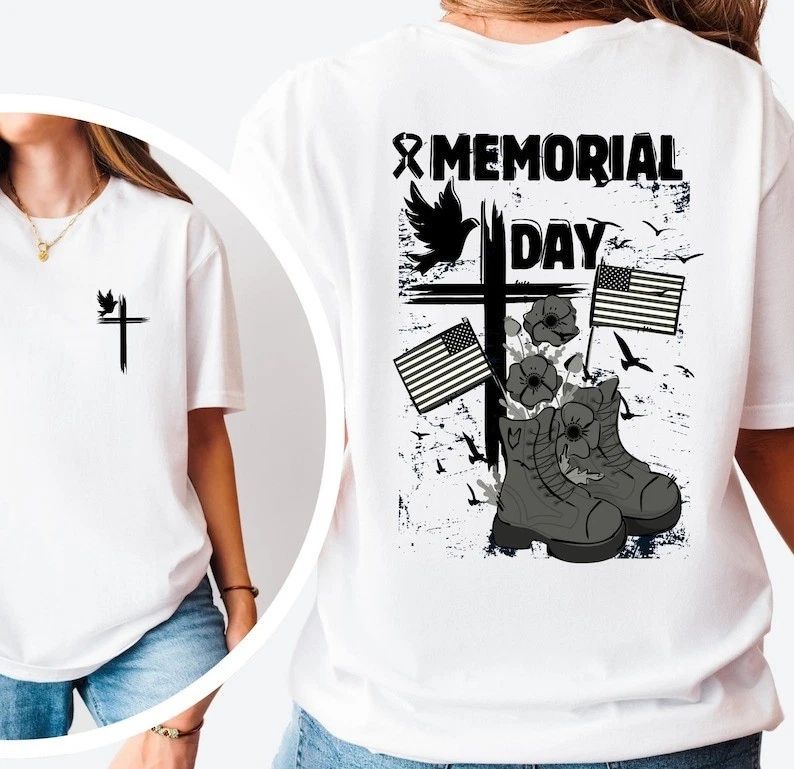 Memorial Day , Remember and Honor, American Soldiers Tee Unisex