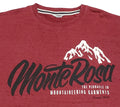 Monte Rosa Mountaineering Men's 3XL Red Speckled Short Sleeve Hiking Unisex