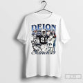 Premium Deion Sanders Picture Collage Dallas Cowboys T Shirts Unisex