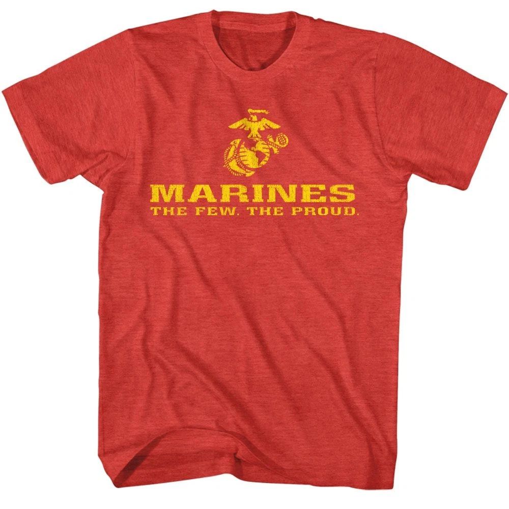 Marines - US Marines Few & Proud Logo Bright - Short Sleeve - Adult - Unisex