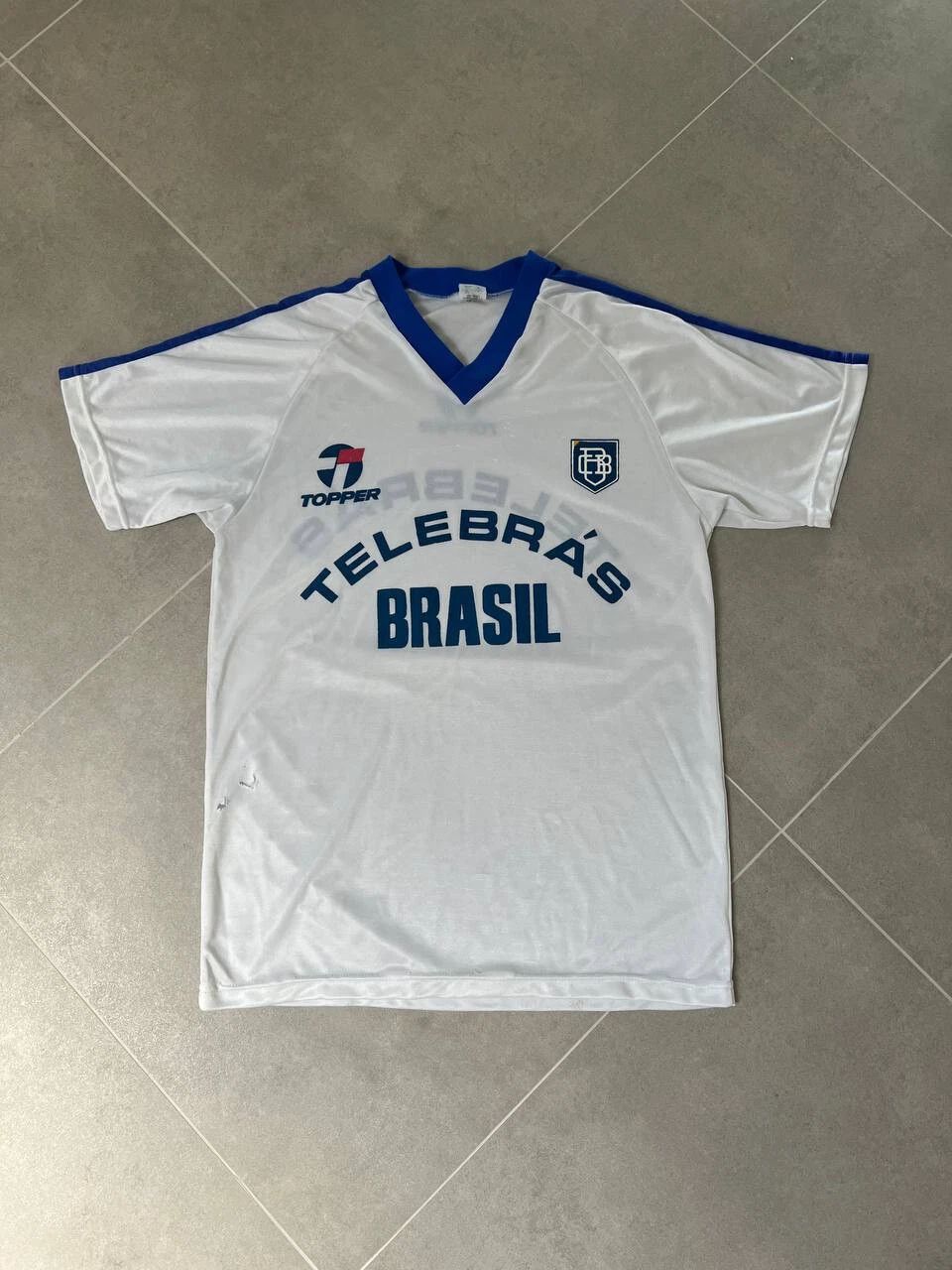 Brasil vintage soccer jersey 80-s Unisex