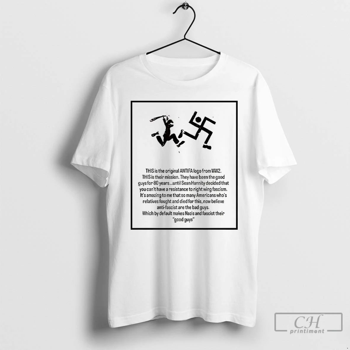 Classic This Is The Antifa Logo From Ww2 T Shirts Unisex