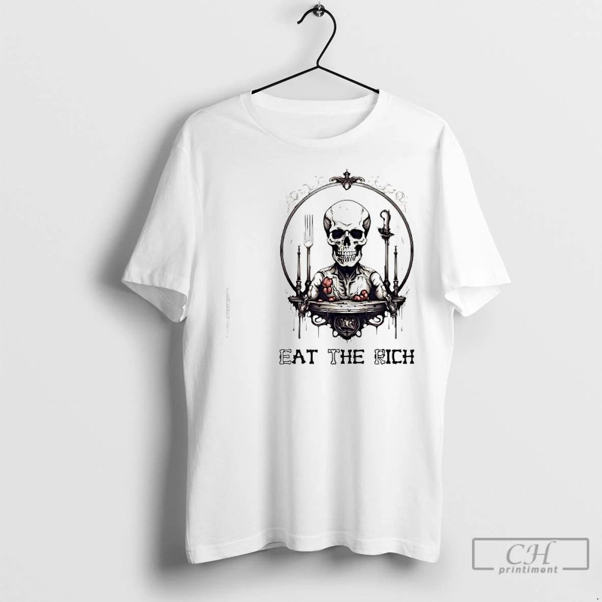 Classic Skeleton Eat The Rich Unisex