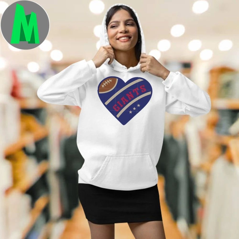 Giants rugby heart shirt Unisex