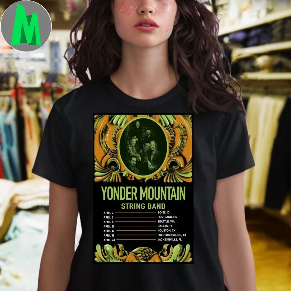Yonder Mountain String Band Fall Tour 2026 Poster Shirt Unisex