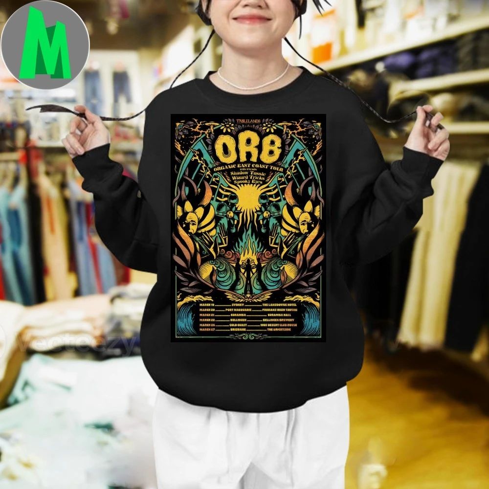 O.r.b Band Organic East Coast Shows 2026 Poster Shirt Unisex