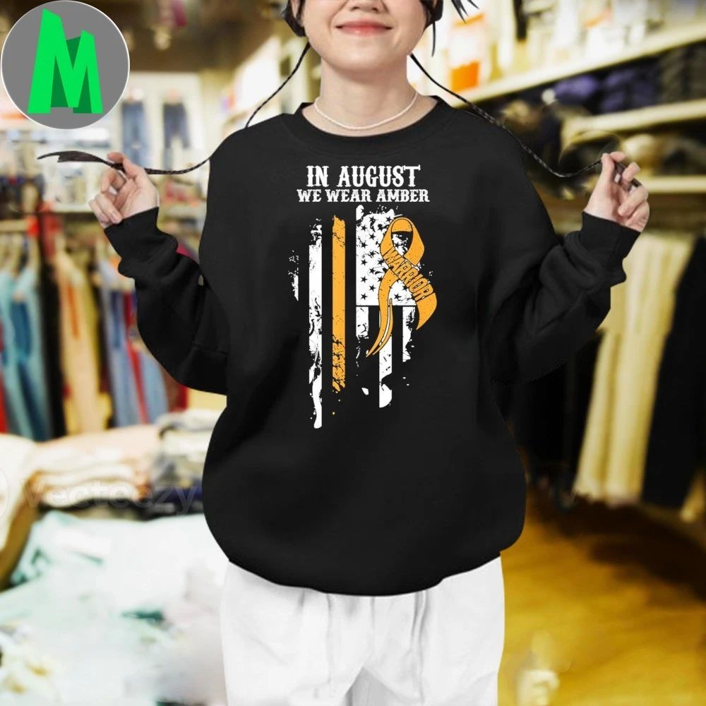 August – Appendix Cancer Awareness Supporter Ribbon Shirt Unisex