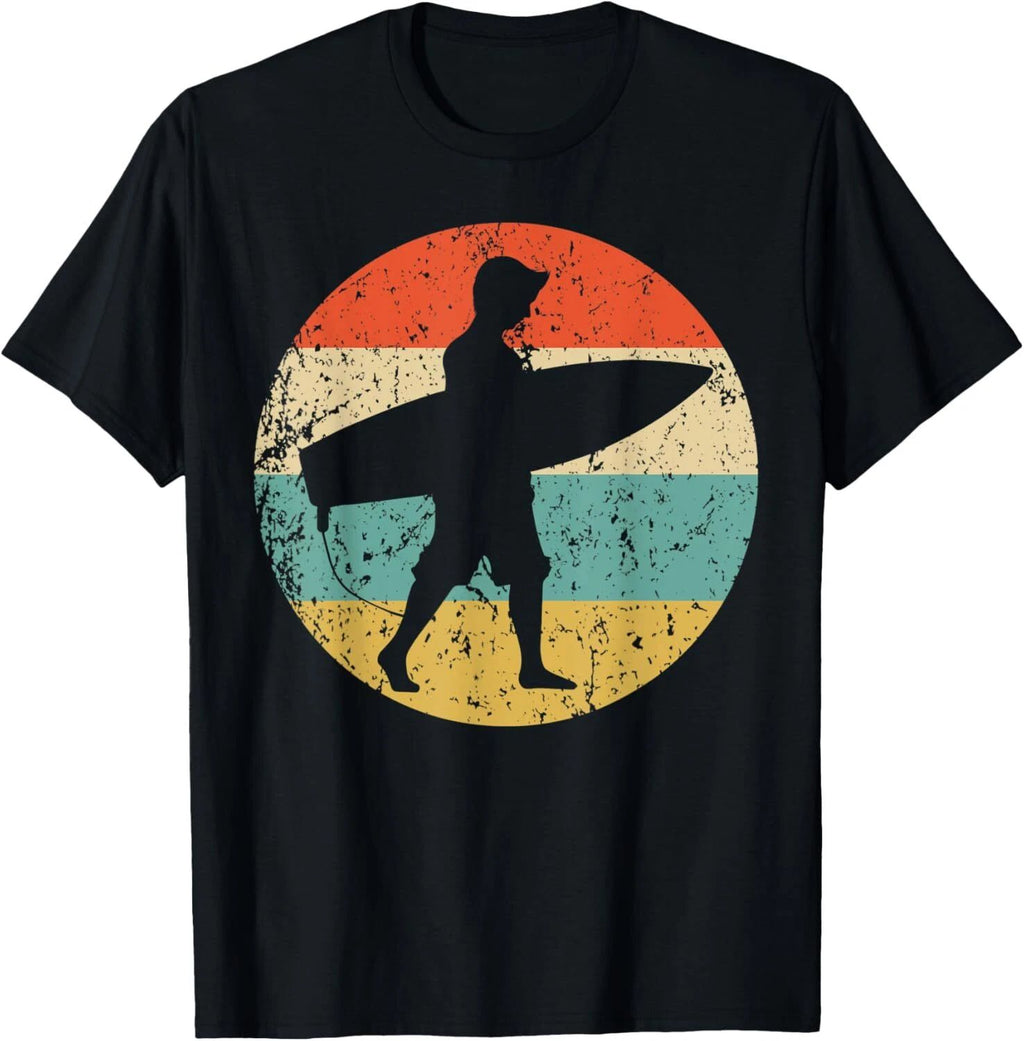 Surfer Silhouette Retro Surfing Unisex
