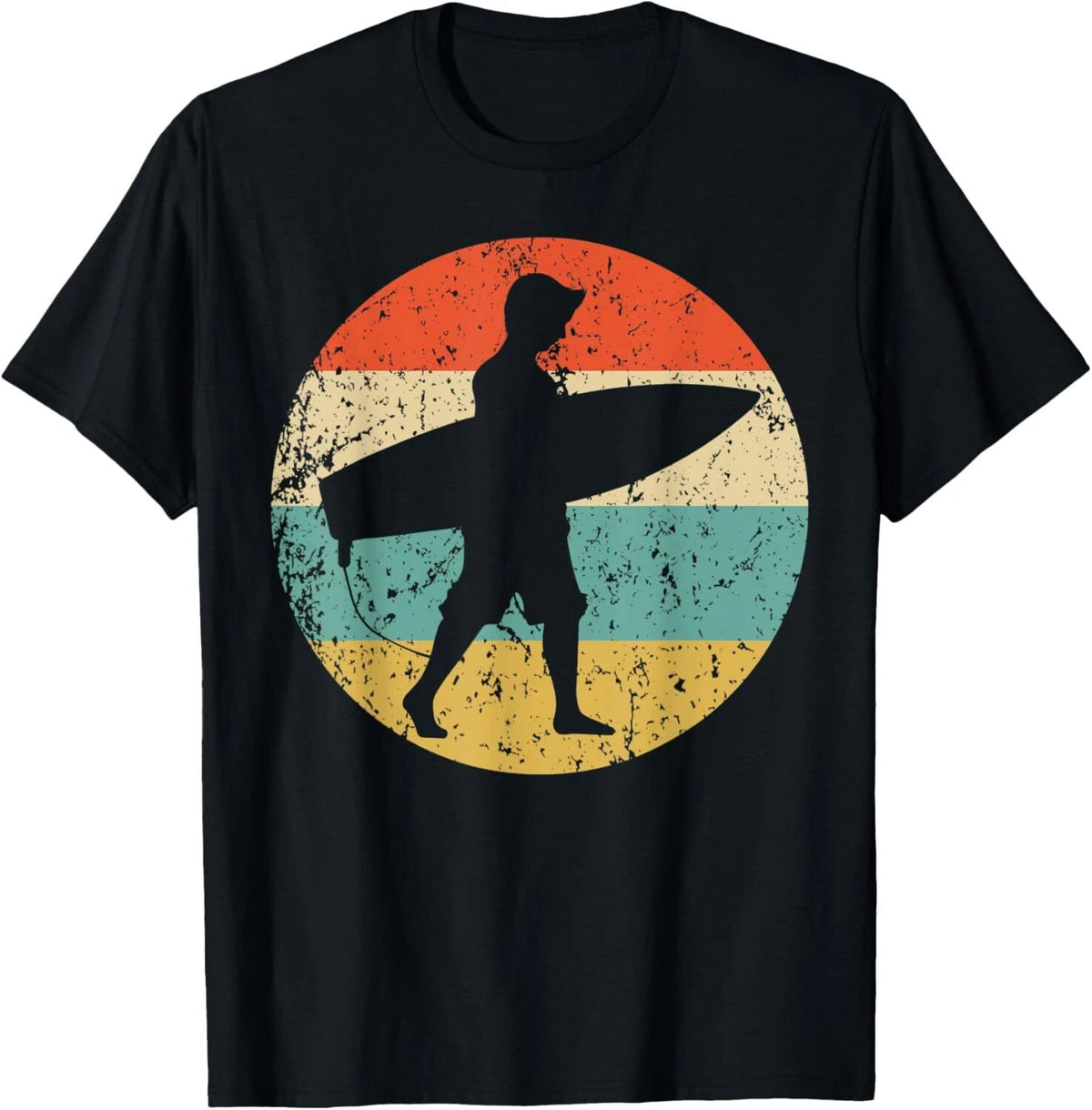 Surfer Silhouette Retro Surfing Unisex