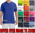 Gildan Mens Wicking Soft/Poly Performance NO SNAG S-XL, 2XL, 3XL NEW Unisex