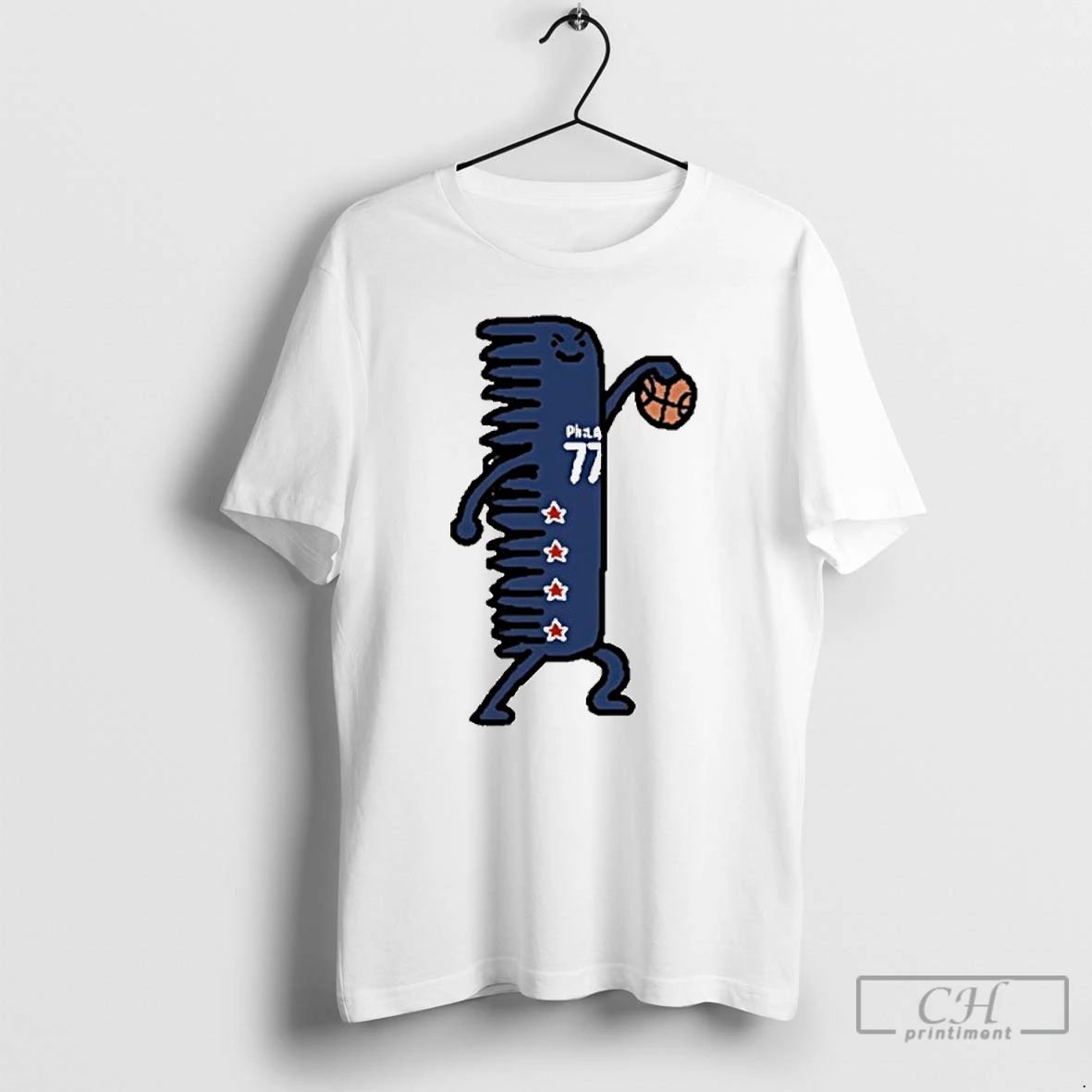 Classic Comb V J Edgecombe Philadelphia 76ers T Shirts Unisex