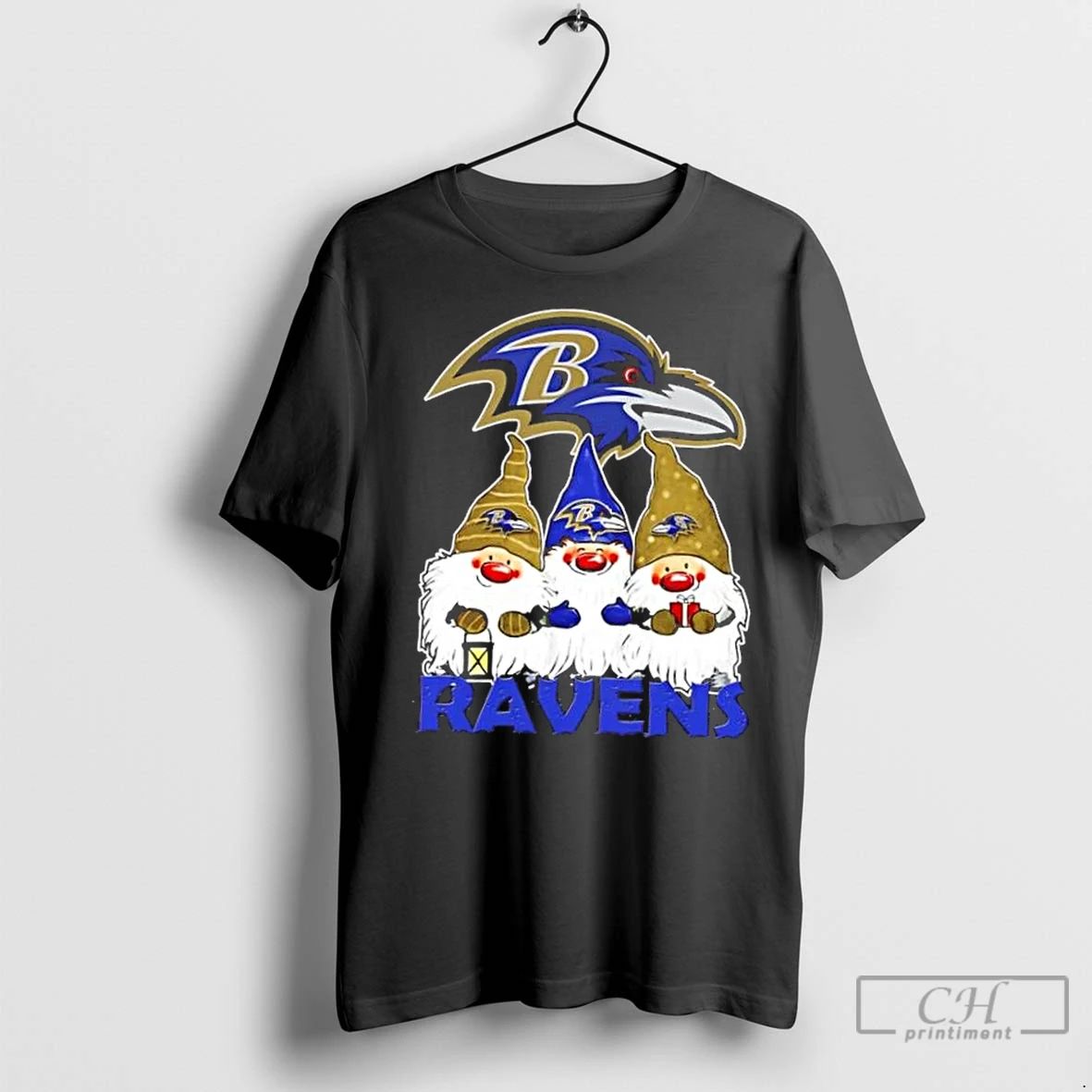 Premium Baltimore Ravens X Gnomes Xmas Christmas Unisex