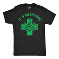 Mens Funny T Shirts Its Medicinal Sarcastic 420 Graphic Novelty Tee for Men Unisex