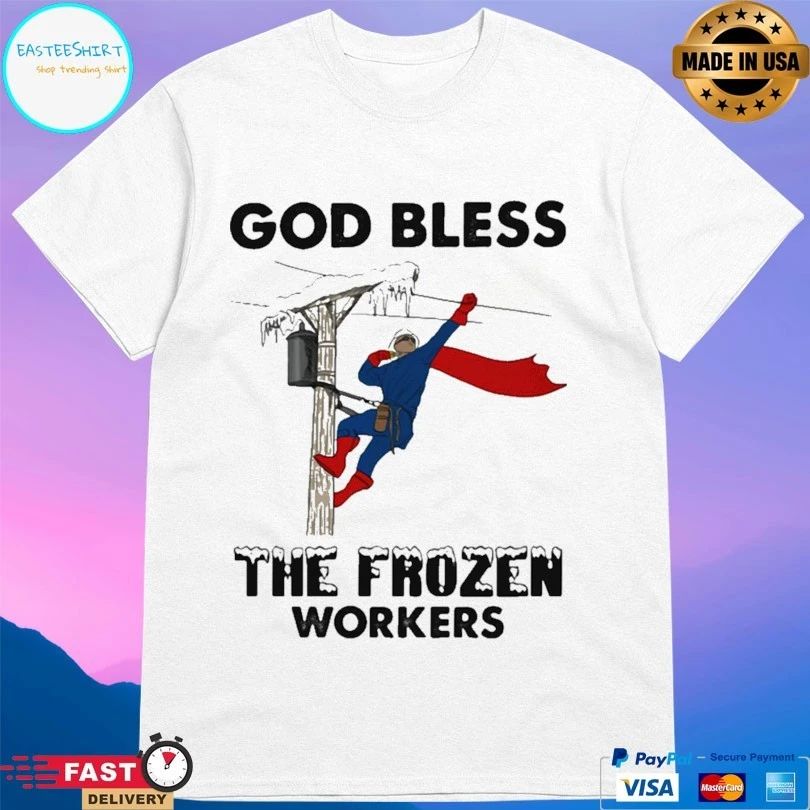 God Bless The Frozen Workers Lineman Unisex