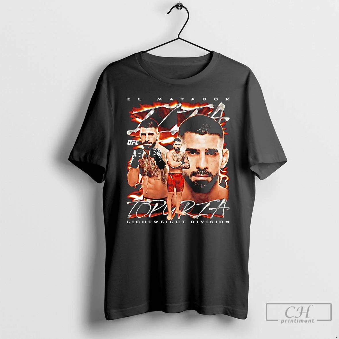 Premium Ilia Topuria El Matador Ufc Lightweight Division 90s Vintage T Shirts Unisex