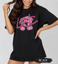 Golden Retriever Valentine Shirt, Cute Dog LOVE Graphic Tee for Dog Lovers Unisex