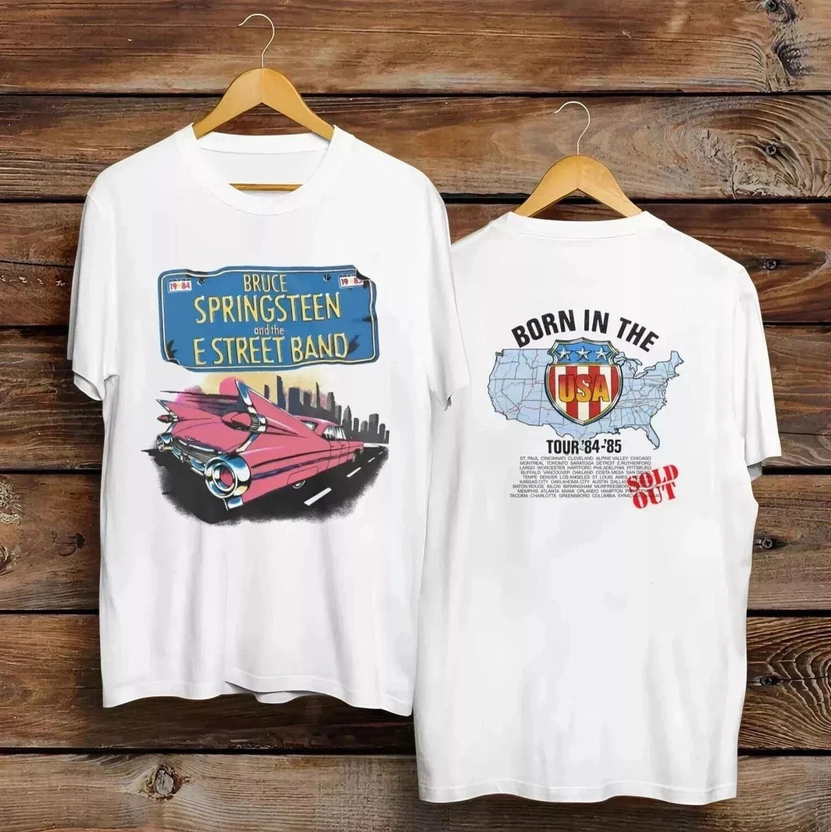 Vintage 1984-85 Bruce Springsteen E Street Band Born Tour Unisex