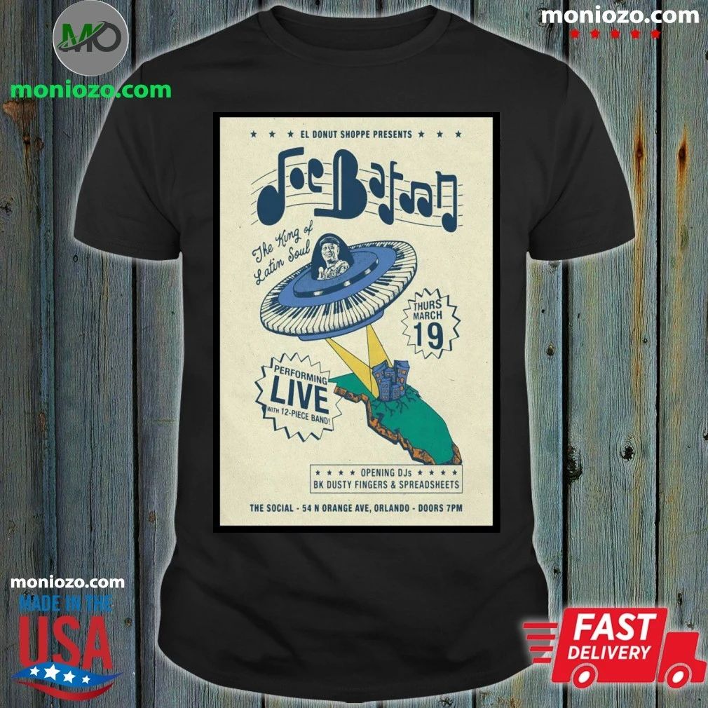 Joe Bataan Orlando FL On March 19 2026 Tour Poster Shirt Unisex