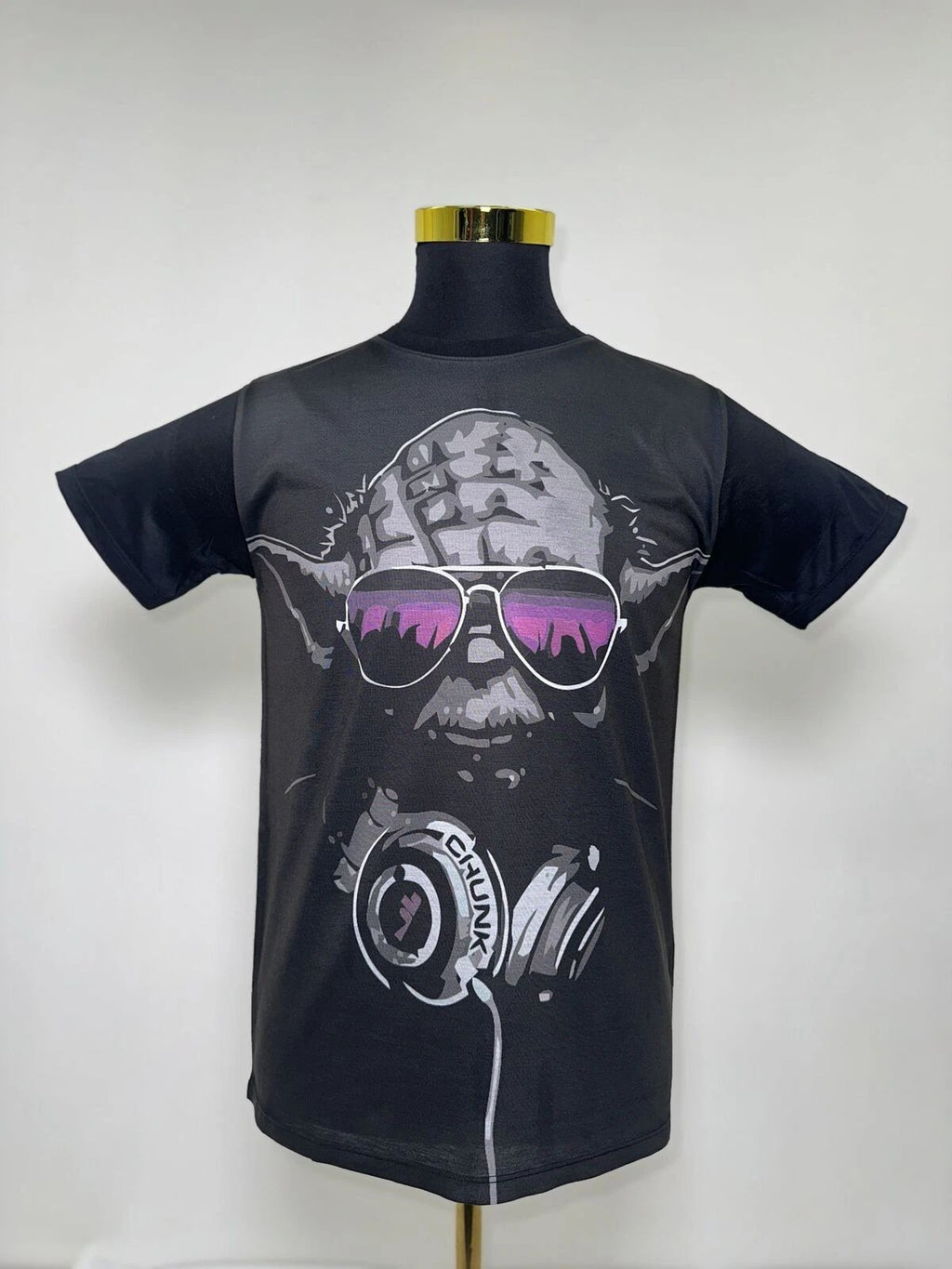 DJ Yoda Hip Hop Urban Fashion Street Wear Black Size: M/L/XL/2XL Unisex