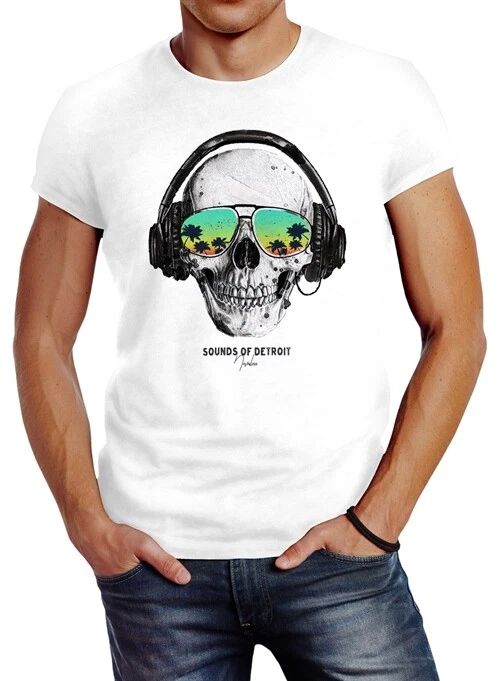 Mens Skull Headphones Music Party Skull Sunglasses Skull Unisex