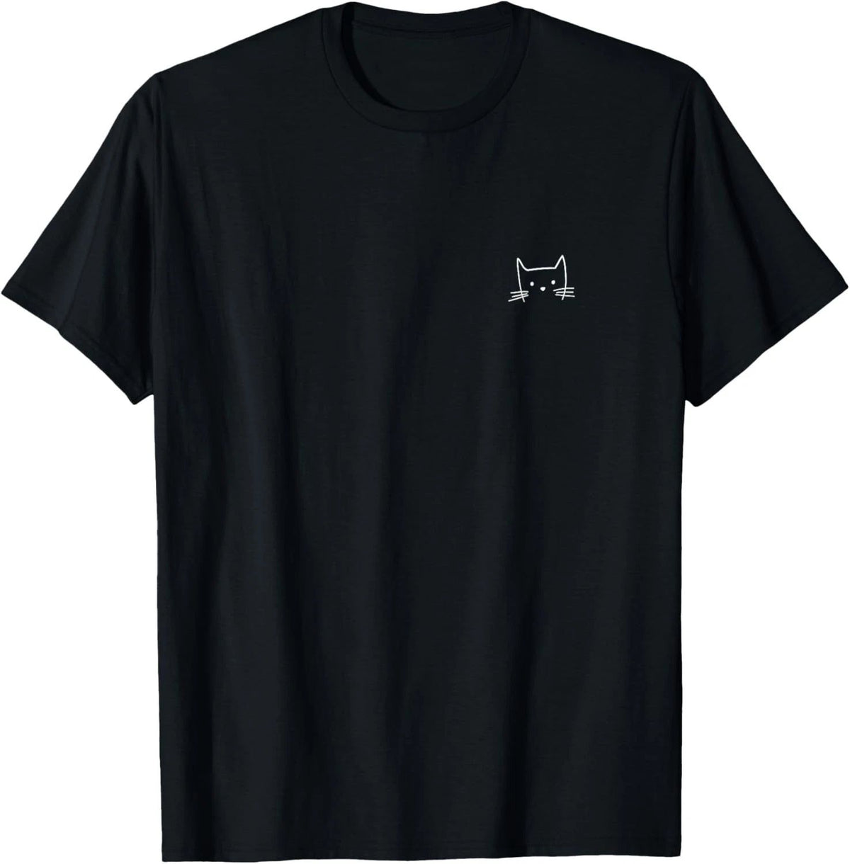 Small Cat Face Cat Lover Funny Cat Minimalist Subtle Cat unisex Unisex
