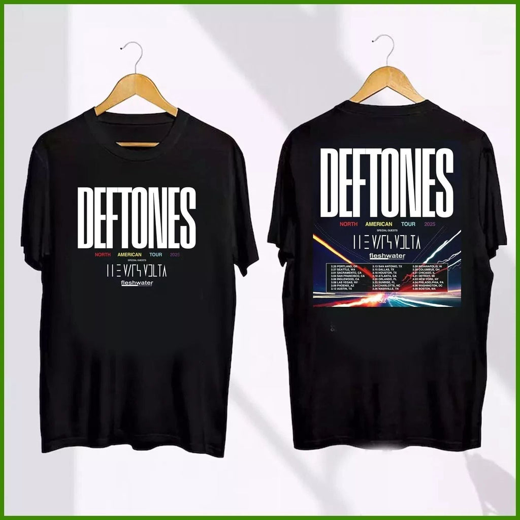 2025 Deftones North American Tour with The Mars Volta and Fleshwater Tshirt Unisex