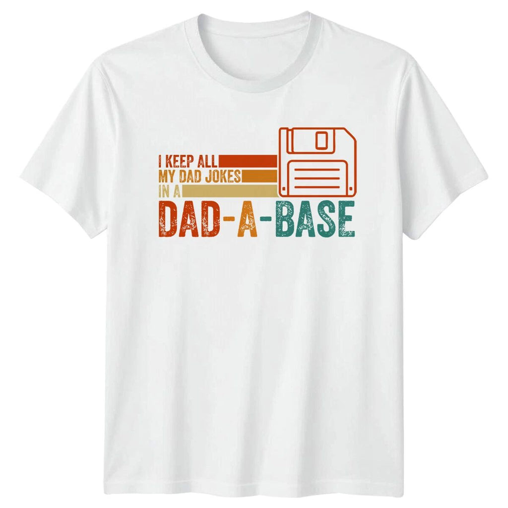 Dad A Base Fathers Day Mens Funny Dad Jokes Tee Unisex