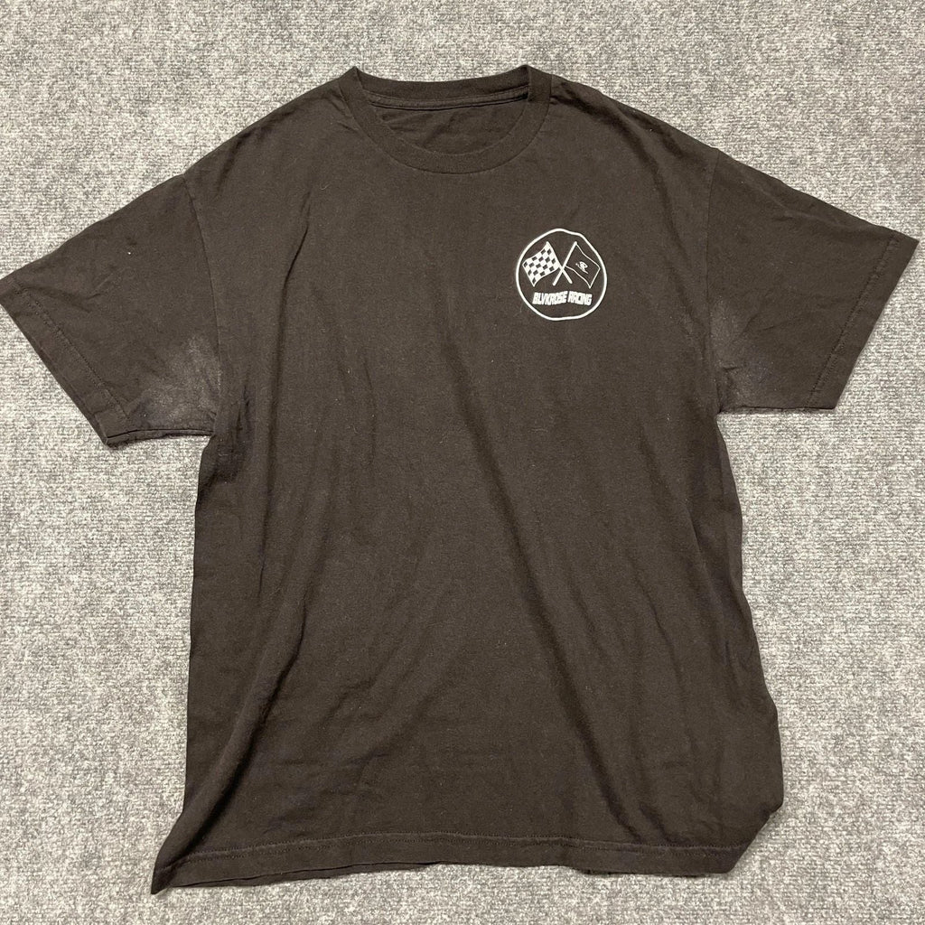 Mardin Farms Blvkrose Racing T Shirt Mens Black Graphic Print Streetwear Casual Unisex