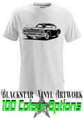 65 CHEVY IMPALA SUPERNATURAL CUSTOM T SHIRT MENS 100% COTTON FRUIT OF THE LOOM. Unisex