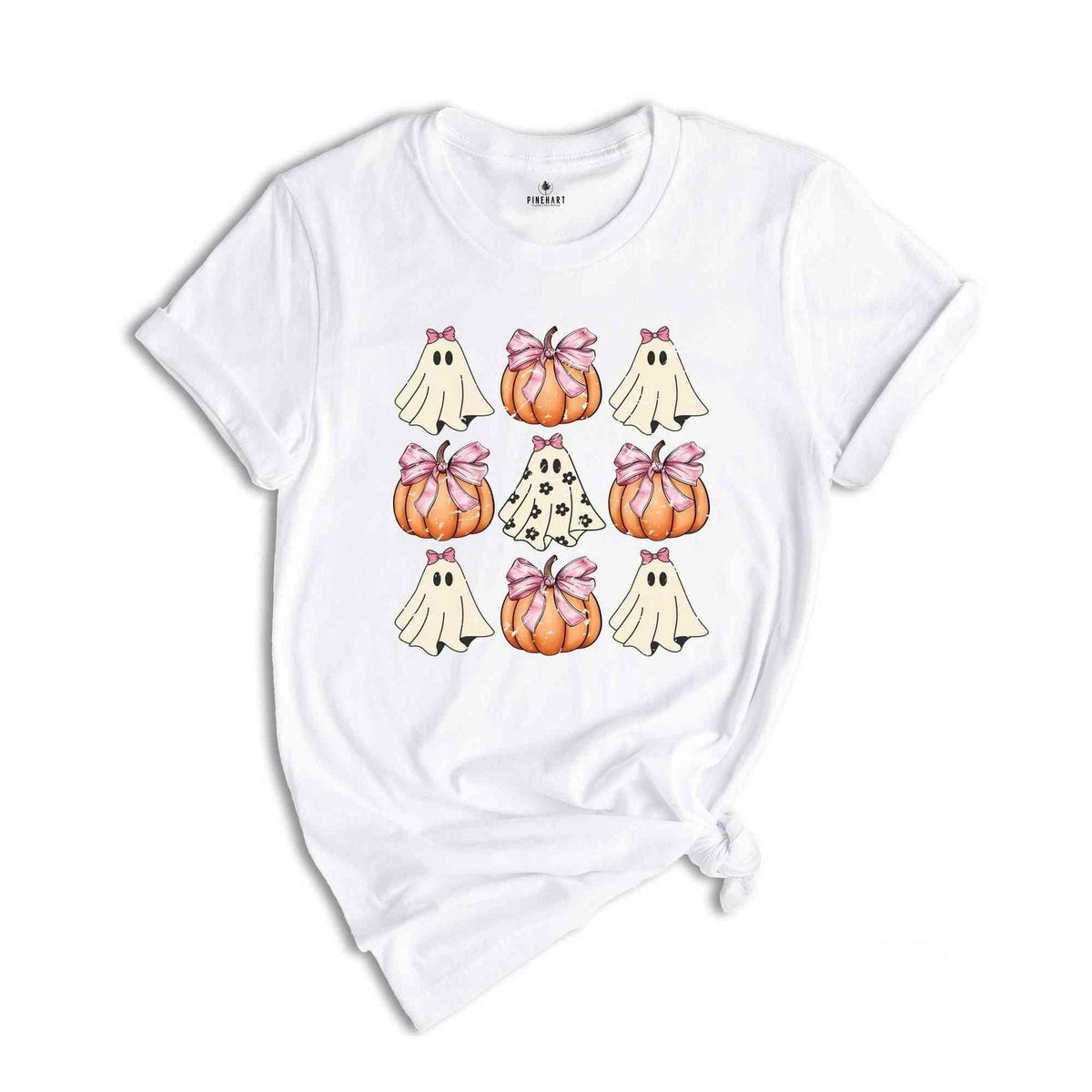 Halloween Ghost Pumpkin Shirt, Cute Halloween Shirt, Halloween Gift, Pumpkin Spi Unisex
