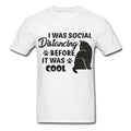 I was social distancing shirt Cat Lovers size S-6XL Unisex