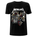 Men's Metallica Skull Moth Slim Fit Medium Black Unisex