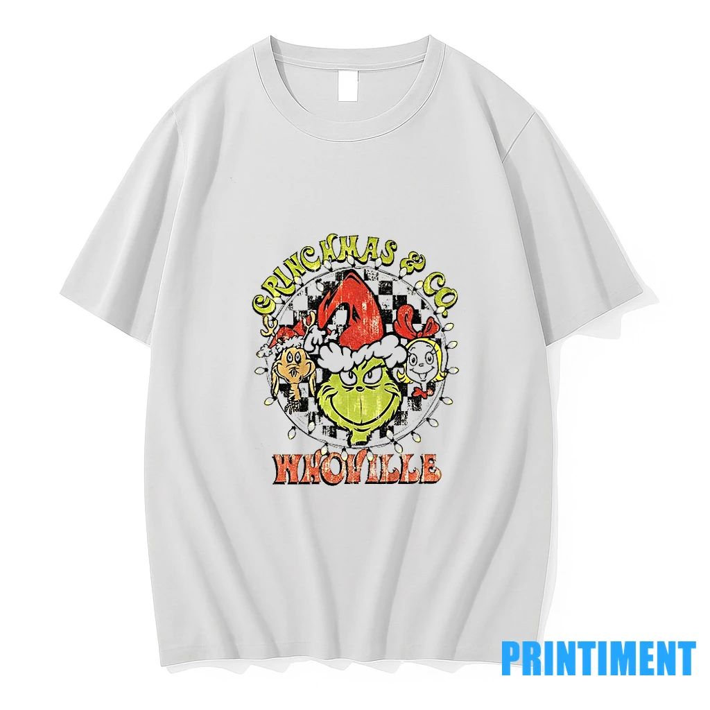 Grinchmas And Co Whoville Merry Christmas 2025 Vintage Tshirts Sweater Unisex