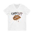 Womens "Choc Lit" V-Neck Unisex