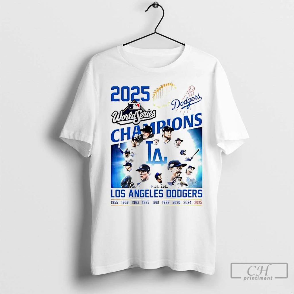 Premium 2025 World Series Champions La Dodgers Baseball Unisex