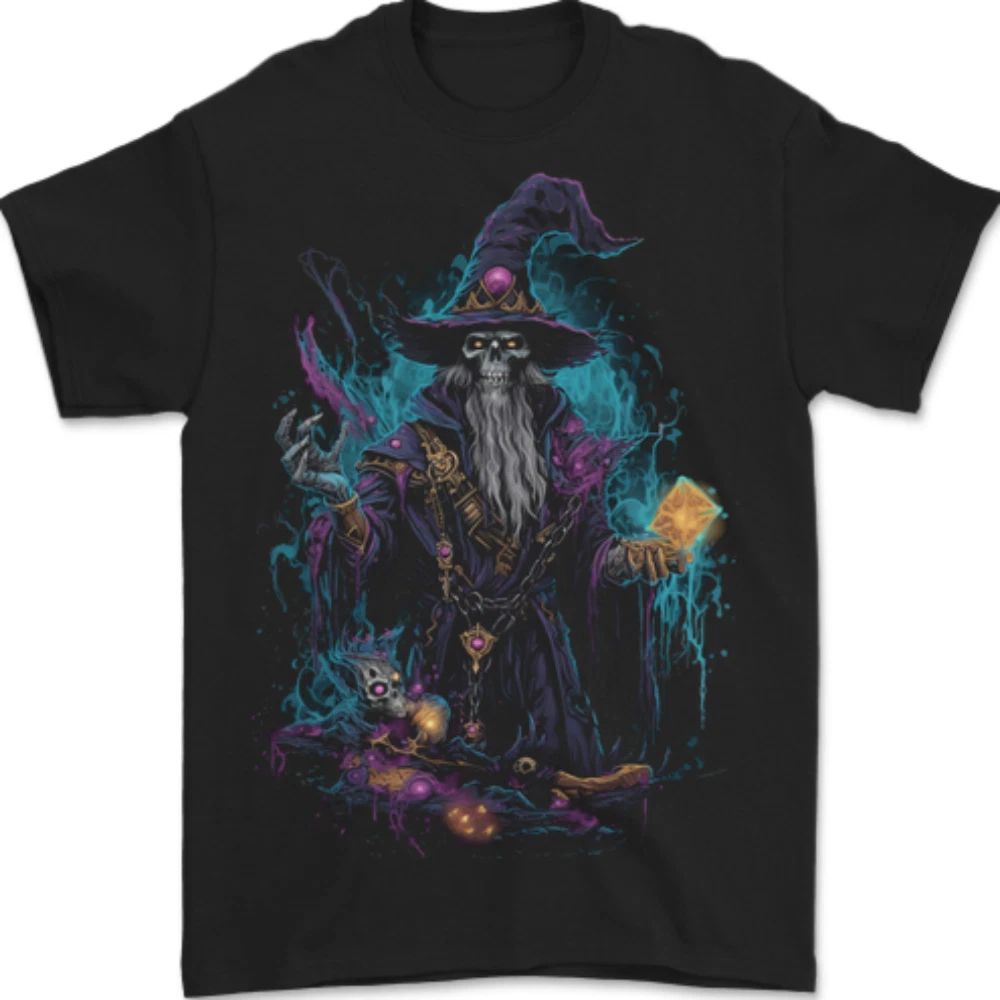 Fantasy Wizard Warlock 6 Mens 100% Cotton Unisex