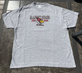 Illinois State Redbirds Vintage Heavy Soft Cotton Gray Tee Size 2XL XXL Unisex