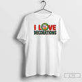 Premium I Love Decorations Christmas Lights Unisex