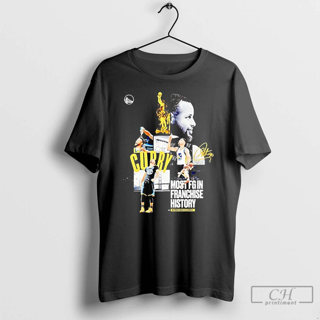 Premium Stephen Curry Most Fg In Franchise History T Shirts Unisex